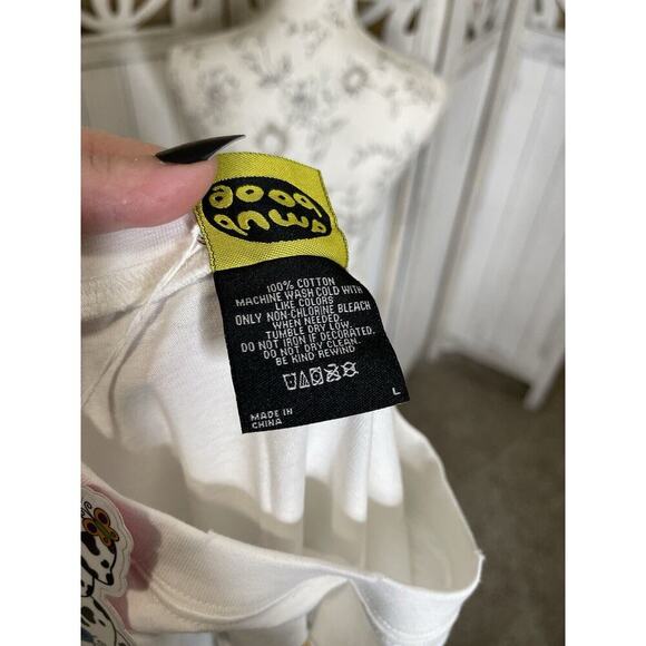 New! Dumbgood Spottie Dottie Sanrio Long Sleeve Graphic Tee Size Large - Picture 4 of 9